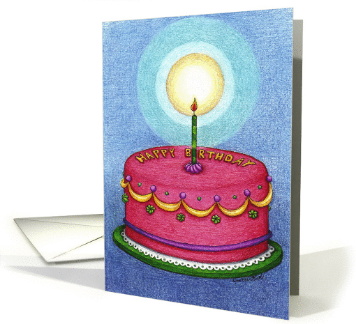 Birthday Cake card (35173)