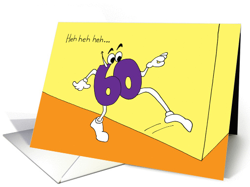 Brother 60th Birthday - Sneaks Up on You card (56709)