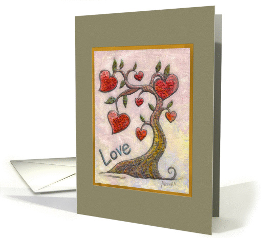 Love Heart Blossoms for Valentine's Day card (1357500)