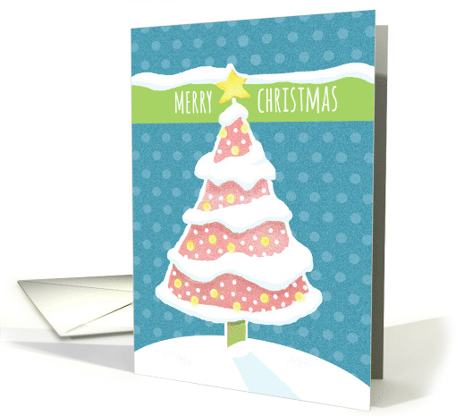 Pink Cotton Candy Holiday Tree Merry Christmas (1308812)