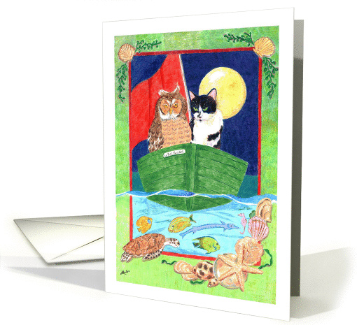 The Owl and the Pussy Cat, Birthday card (1041157)