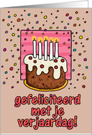 Happy Birthday Card Dutch Card 254195