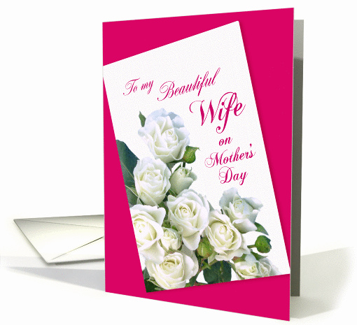 Mother's Day - Wife card (166824)