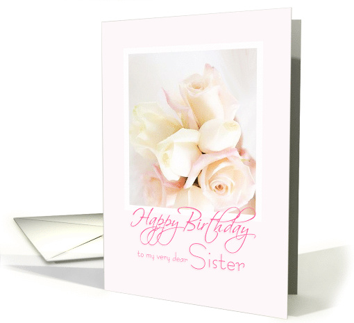 Sister Happy Birthday Roses card (215999)
