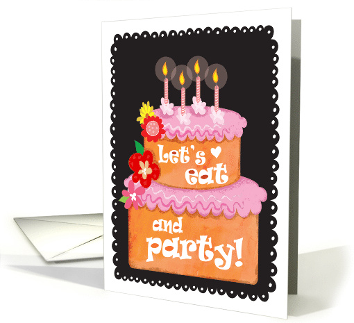 Let's Eat and Party Happy Birthday card (1581180)