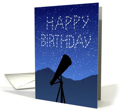 Astronomer's Birthday card (1501822)
