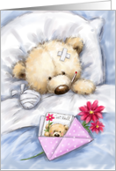 Twizler Popcorn The Bear Get Well Soon Card with Duck and Teddy Bear Doctor  - Sorry Card - Cute Card…See more Twizler Popcorn The Bear Get Well Soon