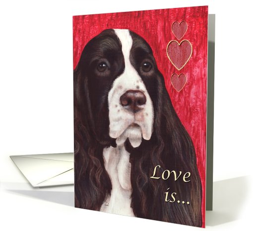 Dog Sympathy - Love is... card (482640)