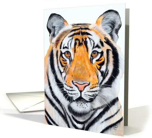 Born Year of the Tiger Painting card (555299)