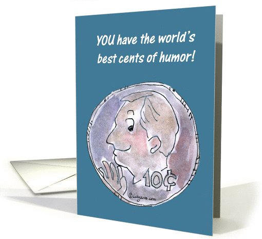 Father's Day Cents of Humor card (202509)
