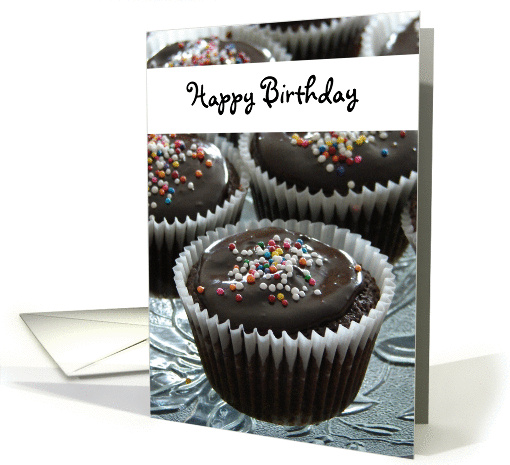Happy Birthday - cupcake lover card (208888)