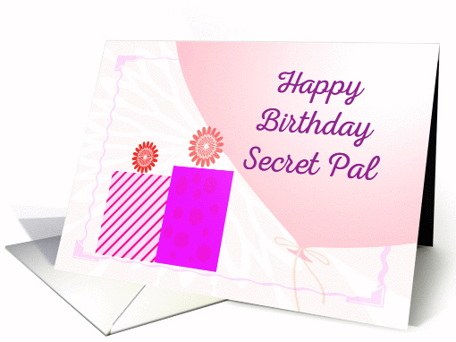 Birthday Wishes Secret pal card (1148378)