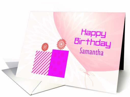 Birthday Wishes - Samantha - Custom Text card (1148384)