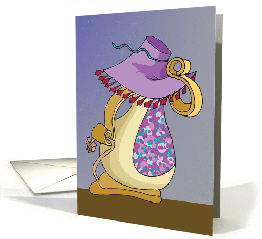 Make a Change  Encouragement Card with Determined Lucy Lamp card