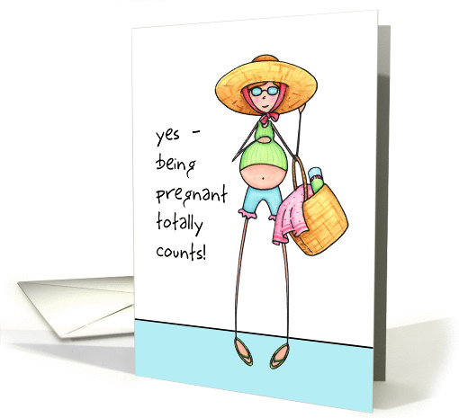 Mother's Day Card - Pregnant Counts card (922382)