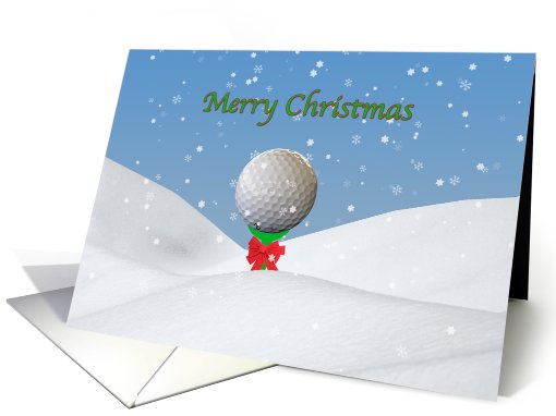 Christmas Card For Golfers card (477559)