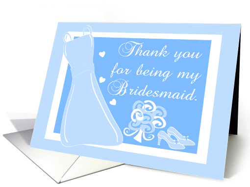 Thank You Bridesmaid card (179868)