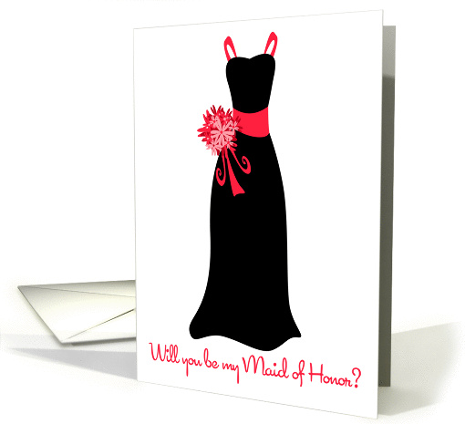 Will you be my Maid of Honor? card (374827)