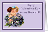 Happy Valentine’s Day to my Grandchild card