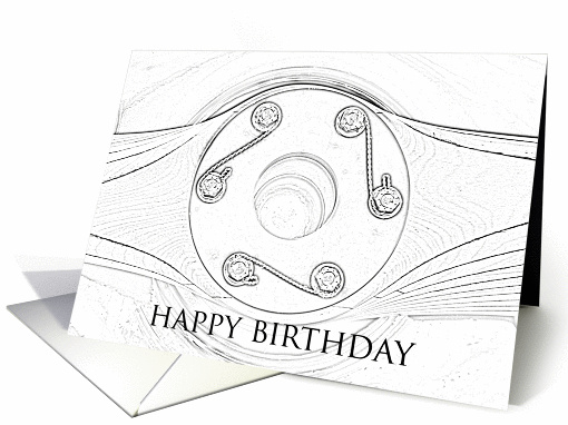 Happy Birthday - Pilot card (323462)