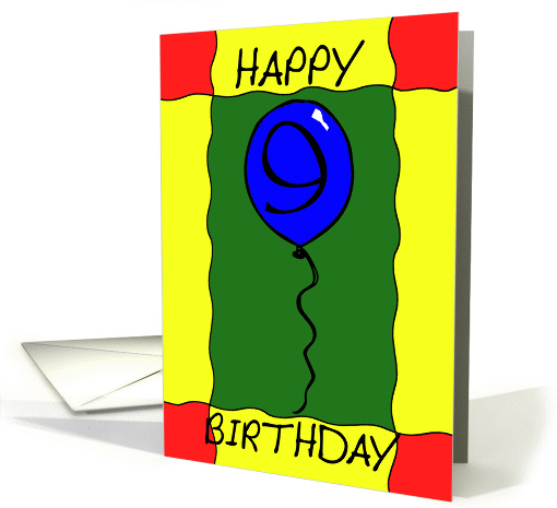 Birthday Balloon card (141071)