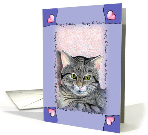 Birthday Kitty card (153672)