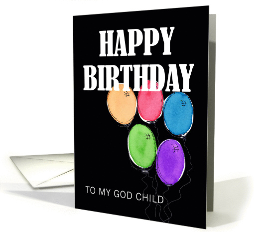 Happy Birthday - God Child card (275075)