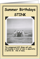 Lousy Birthdays - Funny card