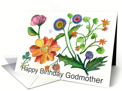 Godmothers Birthday card (155318)