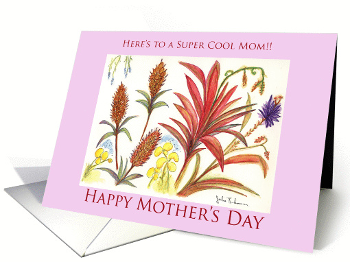 Here's to a Super Cool Mom card (184169)
