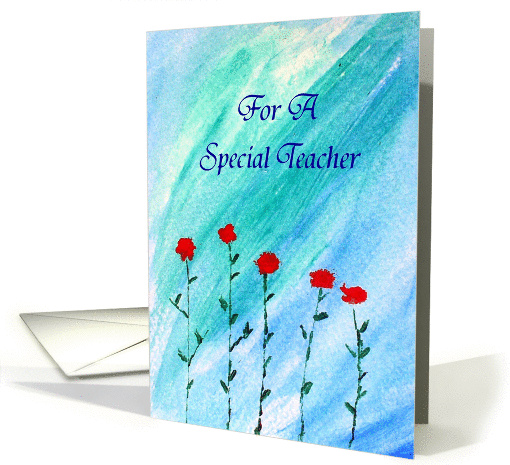 For A Special Teacher - Birthday card (280874)
