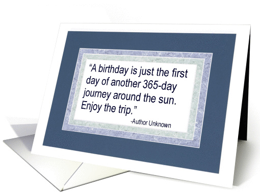 Birthday Quote Card - General card (396471)