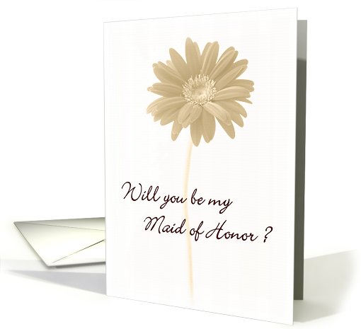 Will You Be My Maid Of Honor - For A Cousin card (436377)