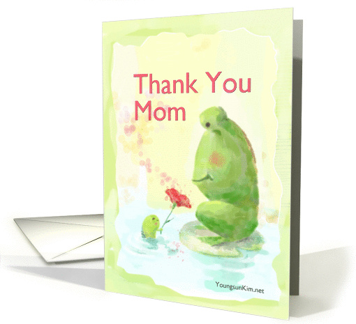 Mother's day - Frog and Tadpole card (173698)