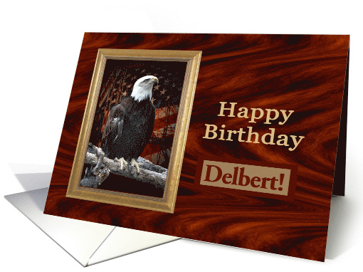 Proud Eagle, Birthday, Custom Text card (196783)