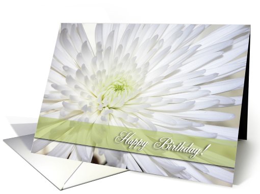 White Mum, Birthday card (370782)