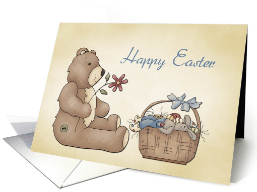 Happy easter teddy bear hotsell