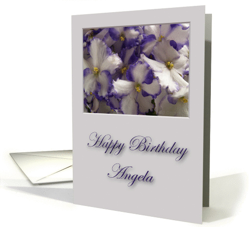 Happy Birthday Angela card (231453)