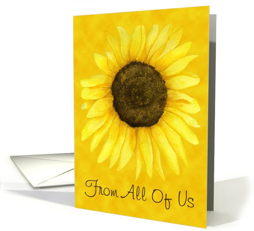 Sunflower Birthday card (477345)