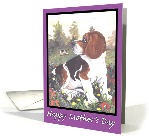 Beagle #2 Puppy Dreamer Mother's Day card (182990)