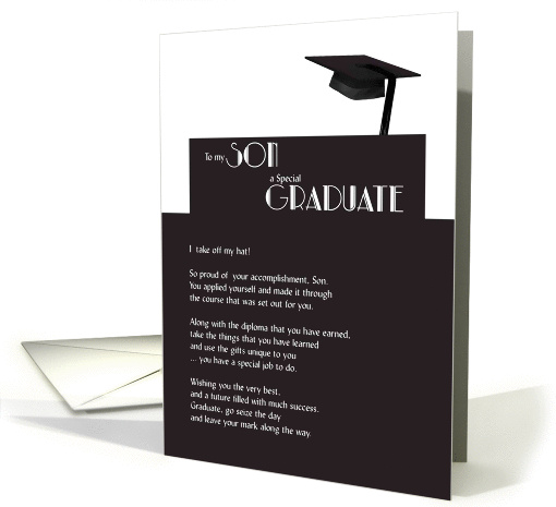 To My Son A Special Graduate card (1463408)