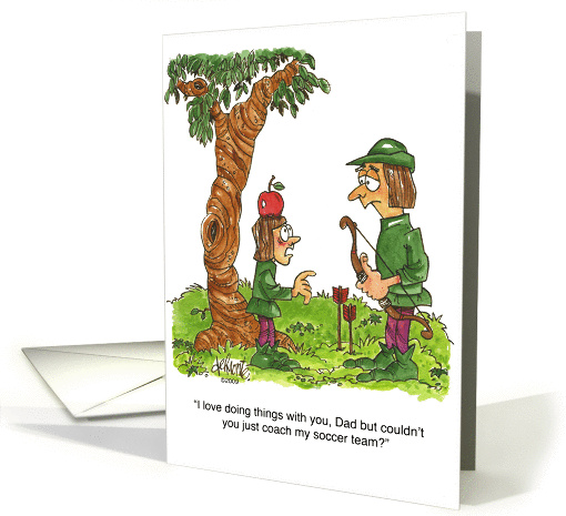 Fathers Day Robin Hood card (433135)