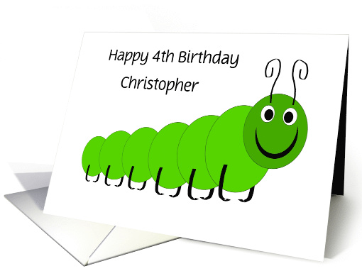 Caterpillar Custom Birthday card (1388440)