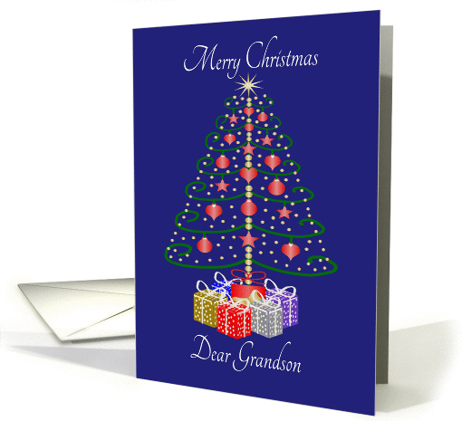 Christmas Tree Grandson Christmas card (1394896)