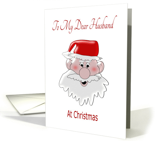 Husband Christmas Jolly Santa Face card (1395636)