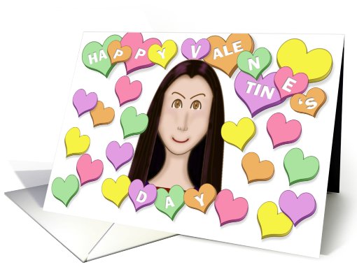 Valentine with Personality - Candy Hearts card (516281)