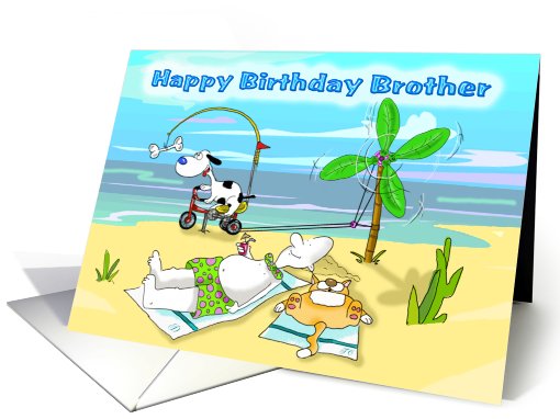 Brother Happy Birthday card (573304)
