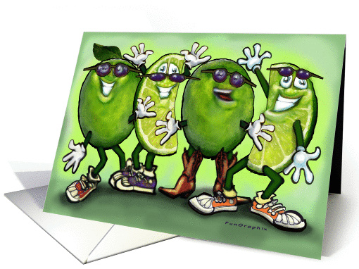 Get Well / Feel Better, Limes for Margaritas & Mojitos card (672112)