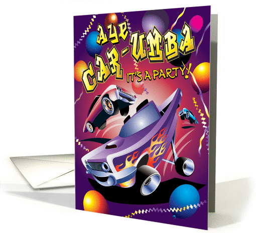 Car-Umba Party Invitation card (984105)