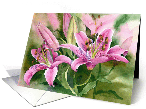 Stargazer Lilies card (239958)